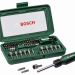 BOSCH 46-dijelni set odvijača, bitova i nasadnih ključeva