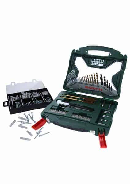 BOSCH 173-dijelni Premium X-Line set svrdla i bitova izvijača sa setom za fiksiranje
