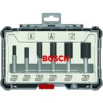 BOSCH  6-dijelni set glodala za drvo 8 mm prihvat