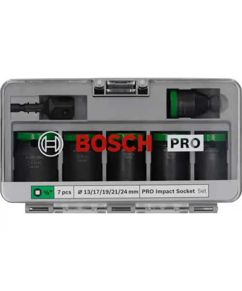 BOSCH set nasadnih ključeva 1/2″ 13-24/7
