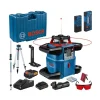 BOSCH građevinski laser GRL 600 CHV + BT 170 HD + GR 240 + kovčeg