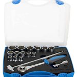 UNIOR set nasadnih ključeva i pribora 1/2" u plastičnoj kutiji 10-32/17