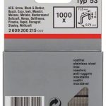 BOSCH nehrđajuće spajalice za klamericu 11,4 x 8 mm, tip 53, 1000 kom