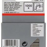 BOSCH nehrđajuće spajalice za klamericu 11,4 x 14 mm, tip 53, 1000 kom