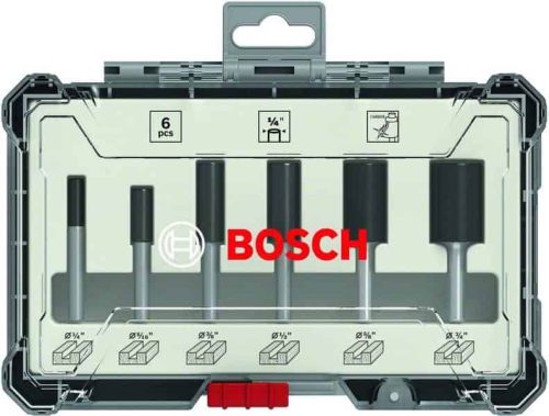 BOSCH  6-dijelni set glodala 1/4 inča prihvat