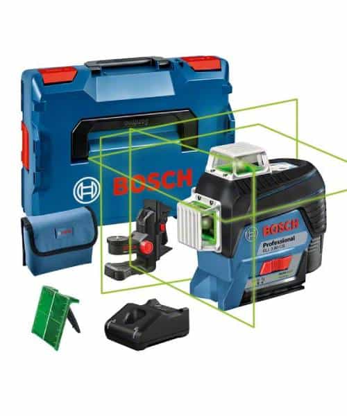 BOSCH laserski nivelir GLL 3-80 CG + BM1 + 1xAku 12V 2,0Ah + L-BOXX