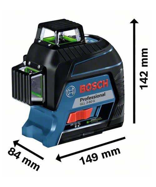 BOSCH laserski nivelir GLL 3-80 G