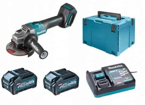 MAKITA aku kutna brusilica GA008GM201 2xAku 40V 4,0Ah + Makpac