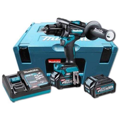 MAKITA aku udarna bušilica HP001GD201 2xAku 40V 2,5Ah + Makpac