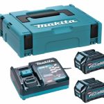 Makita aku POWER SET 2xAku 40V 2,5Ah 1xDC40RA + MAKPAC 191J81-6