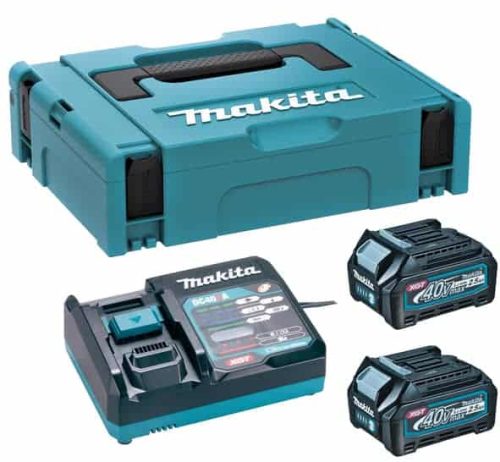 Makita aku POWER SET 2xAku 40V 2,5Ah 1xDC40RA + MAKPAC 191J81-6