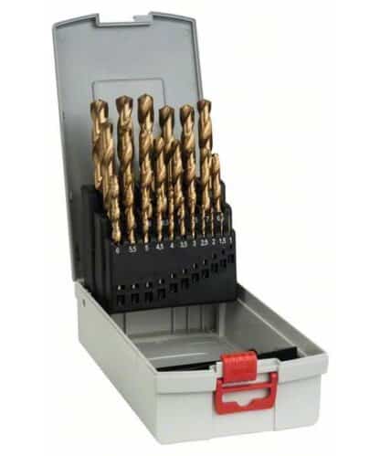 BOSCH 25-dijelni set Robust Line svrdla za metal HSS-TiN