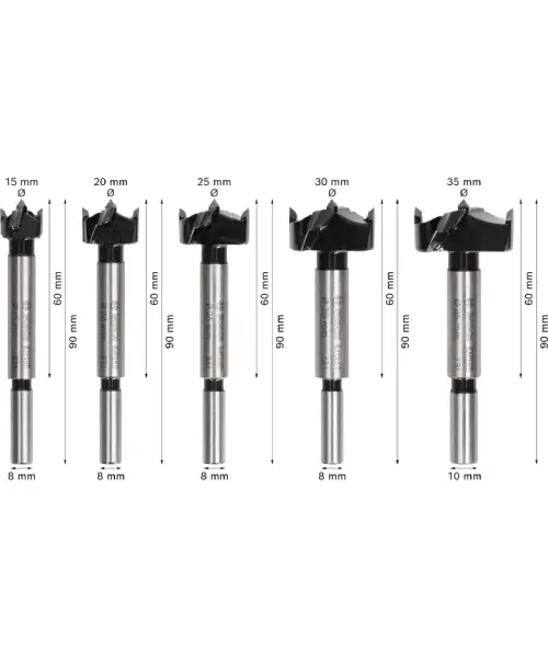 BOSCH 5-dijelni set Expert karbidnih svrdla za drvo