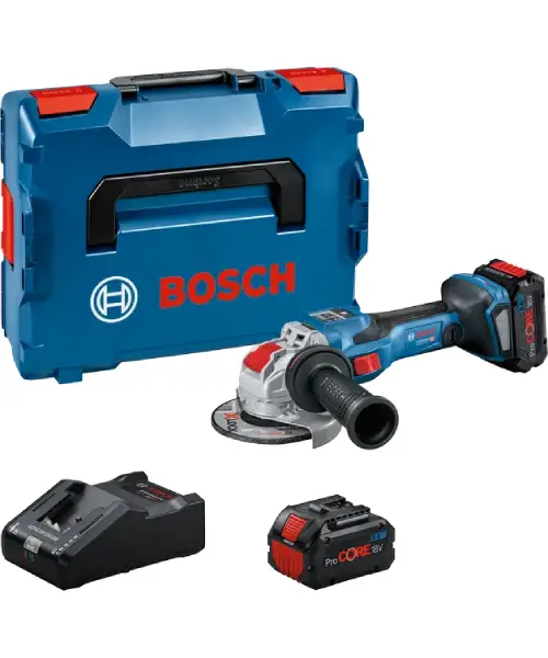 BOSCH aku kutna brusilica GWX 18V-15 SC 2XAku 18V 8,0Ah + L-BOXX