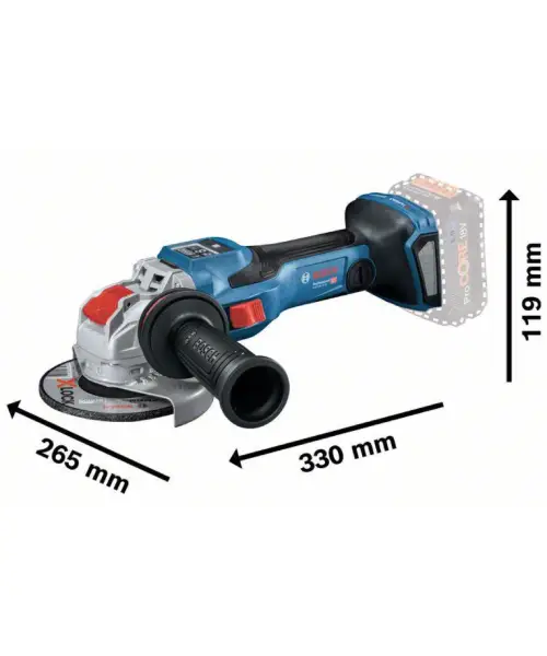 BOSCH aku kutna brusilica GWX 18V-15 SC + L-BOXX