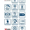 BOSCH aku kutna brusilica GWX 18V-15 SC + L-BOXX