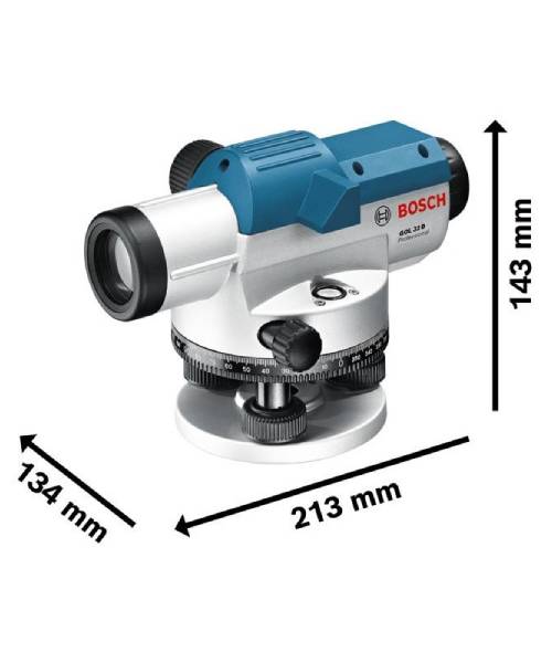 BOSCH optički nivelir GOL 32 D + stativ + mjerna letva