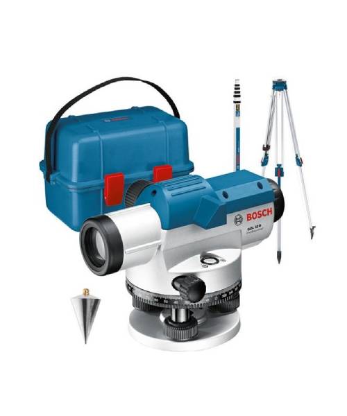 BOSCH optički nivelir GOL 32 D + stativ + mjerna letva
