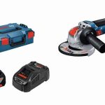 BOSCH aku kutna brusilica GWX 18V-10 2xAku 18V 5,0Ah + L-BOXX