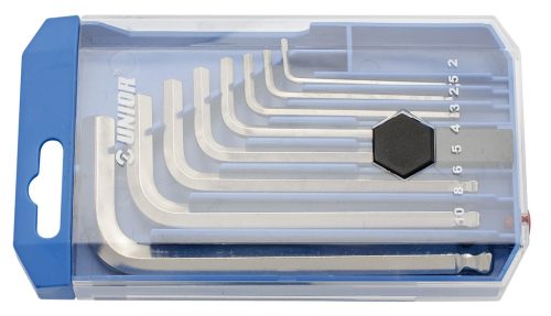 UNIOR set imbus ključeva sa kuglom u plastičnoj kutiji 2-10/8