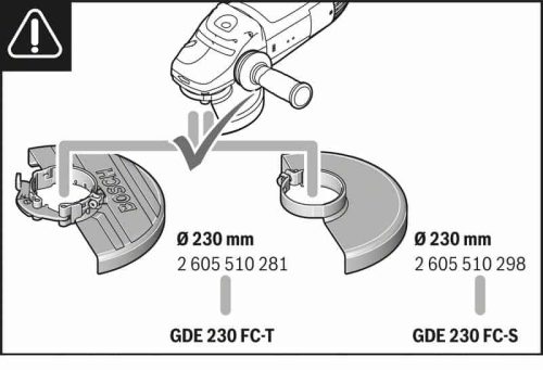 BOSCH usisni štitnik GDE 230 FC-S