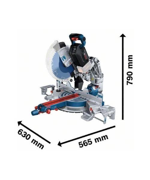 BOSCH aku preklopna pila GCM 18V-305 GDC 2xAku 18V 12Ah
