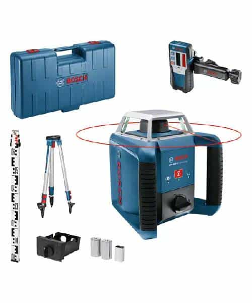 BOSCH građevinski laser GRL 400 H + BT 152 + mjerna letva + kovčeg