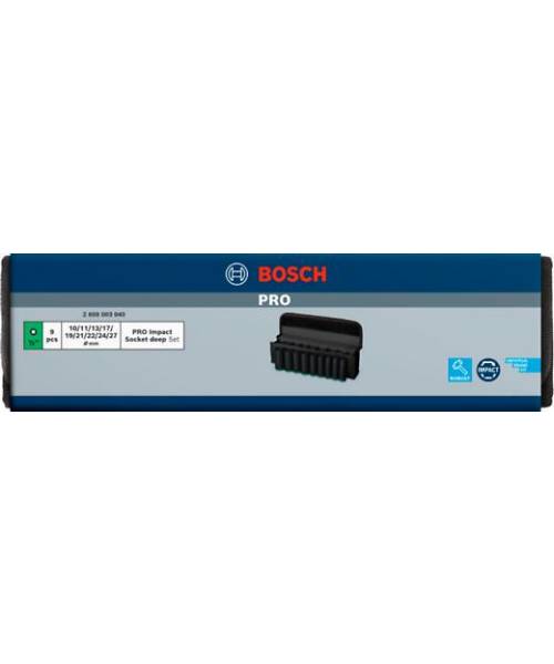 BOSCH 9-dijelni set dugih nasadnih ključeva 1/2″ 10-27