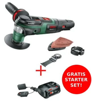 BOSCH aku višenamjenski alat AdvancedMulti 18 + gratis starter set