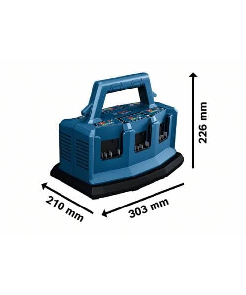 BOSCH punjač za 6 akumulatora GAL 18V6-80