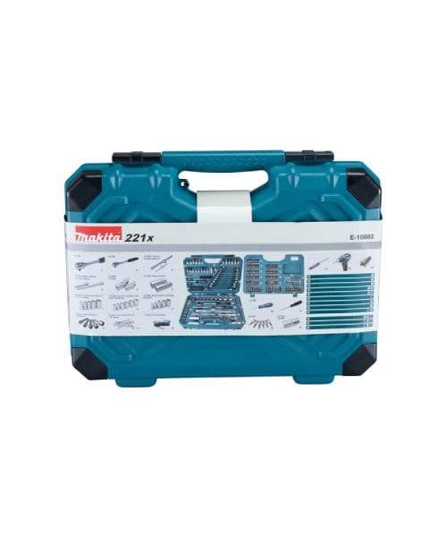 MAKITA 221-dijelni set ručnog alata u kovčegu E-10883