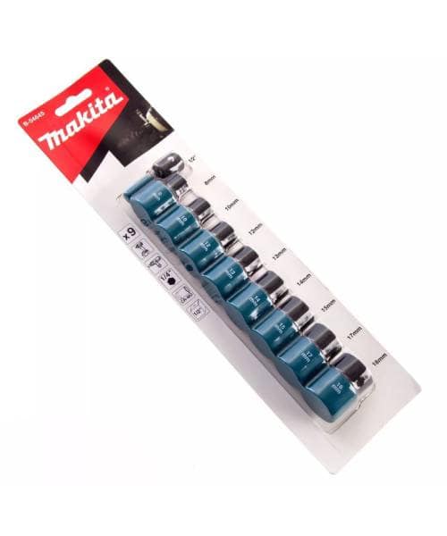 MAKITA 9-dijelni set nasadnih ključeva 8-18 1/2″ B-54645