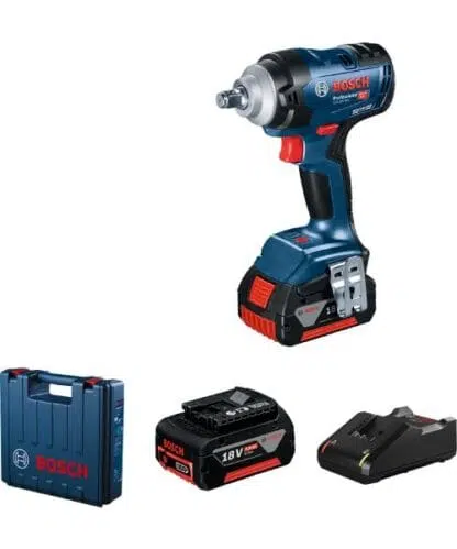 BOSCH aku udarni stezač GDS 18V-400 2xAku 18V 3,0Ah + kovčeg