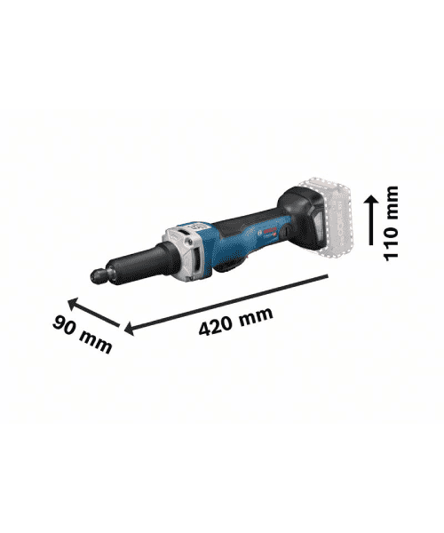BOSCH aku ravna brusilica GGS 18V-23 PLC + L-BOXX