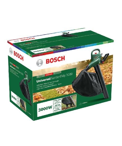 BOSCH električno puhalo/usisavač UniversalGardenTidy 3000
