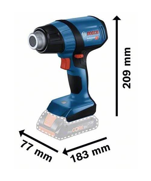 BOSCH aku puhalo vrućeg zraka GHG 18V-50