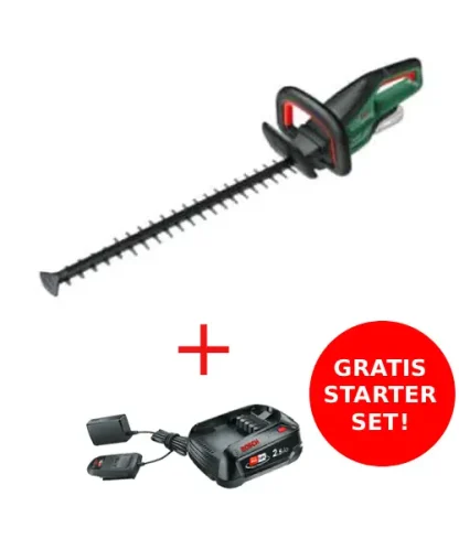 BOSCH aku škare za živicu UniversalHedgeCut 18V-50 + gratis starter set