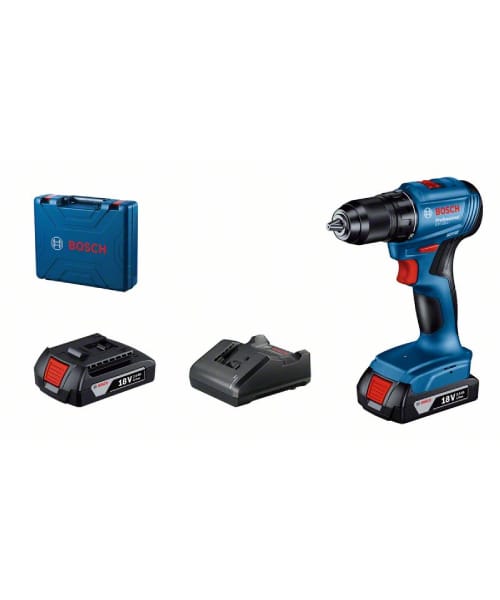 BOSCH aku bušilica-izvijač GSR 185-LI 2xAku 18V 2,0Ah + kovčeg