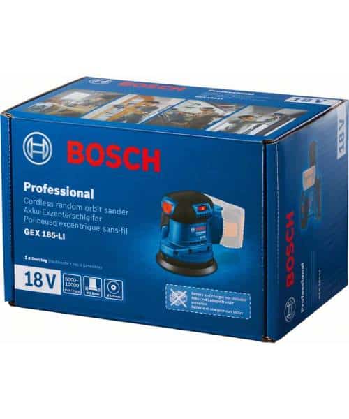 BOSCH aku ekscentrična brusilica GEX 185-LI
