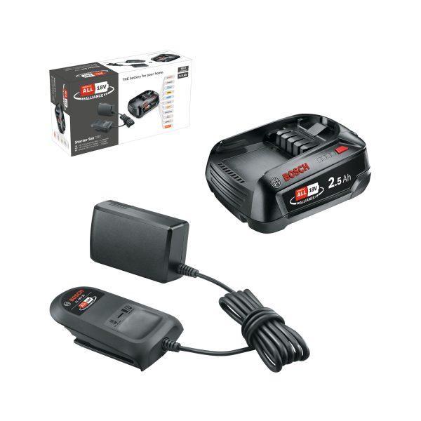 Bosch aku set PBA 1x18V 2,5Ah + AL 18V-20 s baterijom i punjačem.