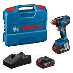 BOSCH aku udarni stezač GDX 18V-200 2xAku 18V 4,0Ah + L-Case
