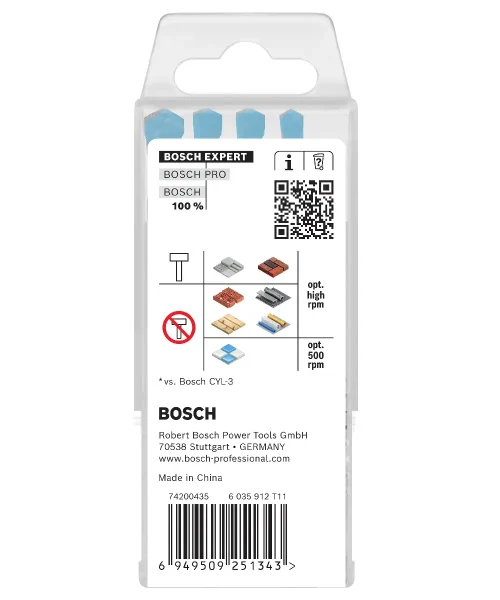 BOSCH 5-dijelni set višenamjenskih svrdla EXPERT HEX-9 Multi Construction 4-8 mm