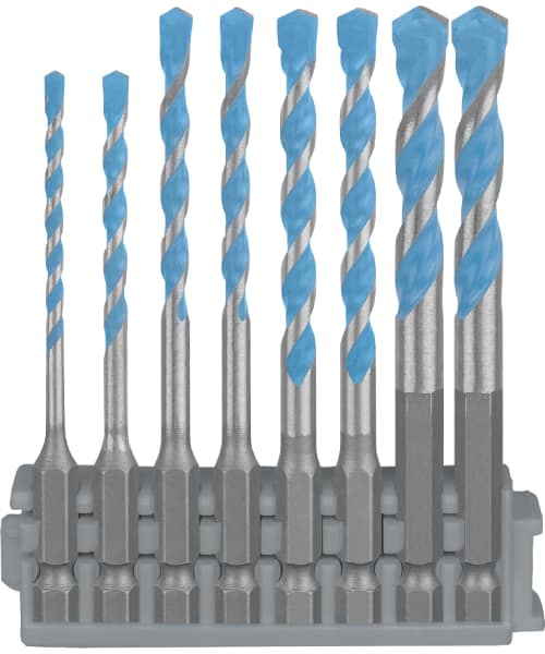 BOSCH 8-dijelni set višenamjenskih svrdla Pick & Click EXPERT HEX-9 Multi Construction