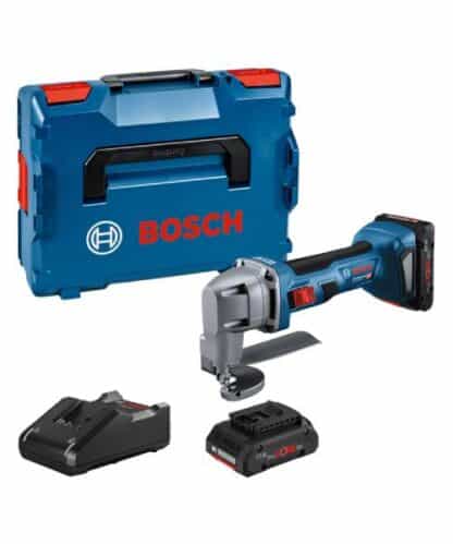 BOSCH aku škare za lim GSC 18V-16 E 2xAku 18V ProCORE 4,0Ah + L-BOXX