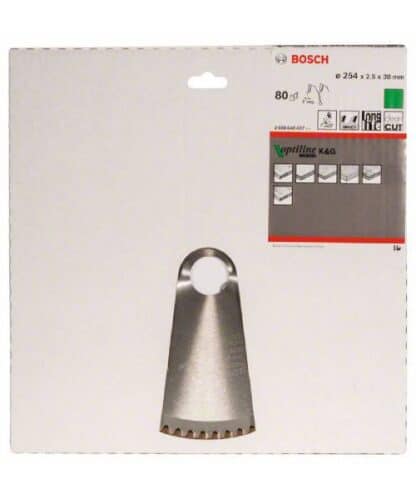 BOSCH list kružne pile Optiline Wood 254x30x2,8 mm Z80