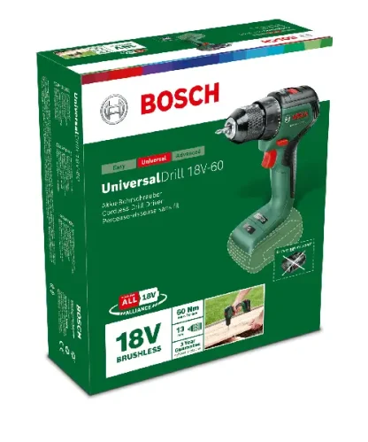 BOSCH aku bušilica-izvijač UniversalDrill 18V-60