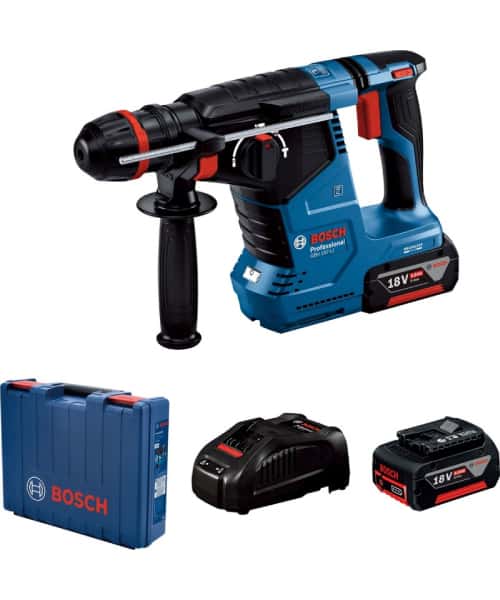 BOSCH aku bušaći čekić GBH 187-LI ONE CHUCK 2xAku 18V 5,0Ah + kovčeg