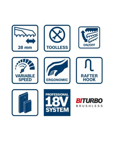 BOSCH aku recipročna pila GSA 185-LI