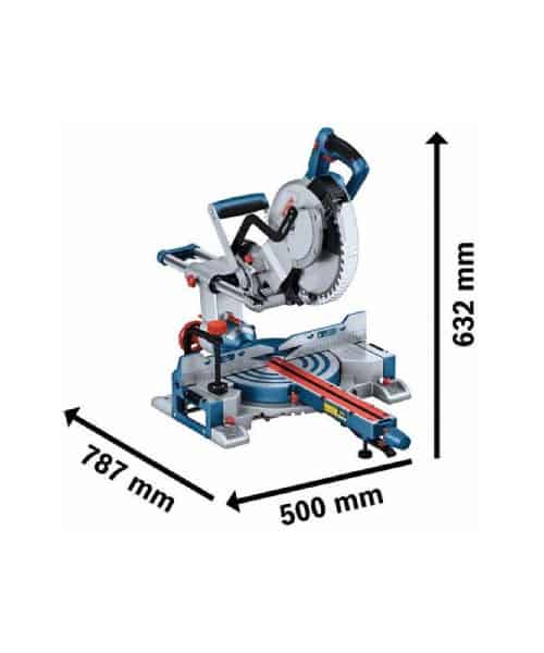 BOSCH aku preklopna pila GCM 18V-254 D