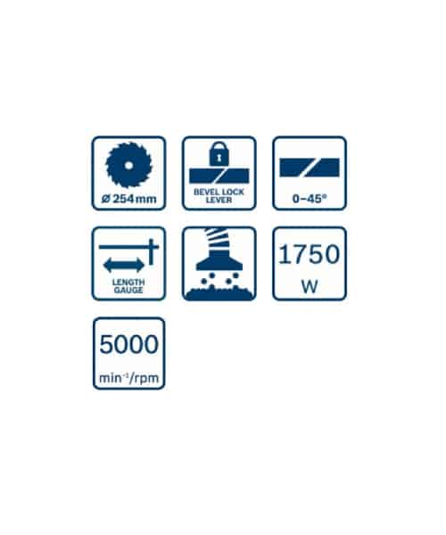 BOSCH preklopna pila GCM 254